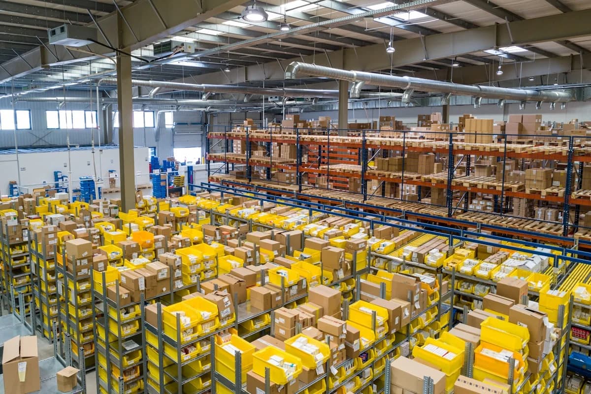 A cold storage and logistics operation handling temperature-controlled goods